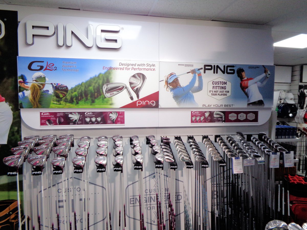 tvgolfcentre's tweet photo. #Ladiesgolf  We have a massive selection of PING ladies golf equipment in stock at our stores - These are available to be fitted on in-store with one of our PGA pros. #PING #GLE2 #ladies #golf #customfit https://t.co/Dw5lOG2DQQ