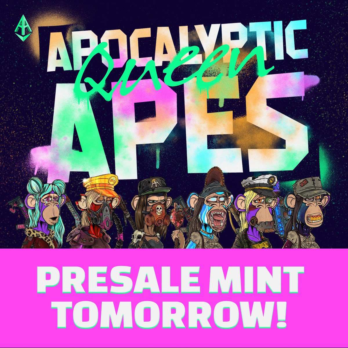 Apocalyptic Queen Apes 👑🦍 tweet media