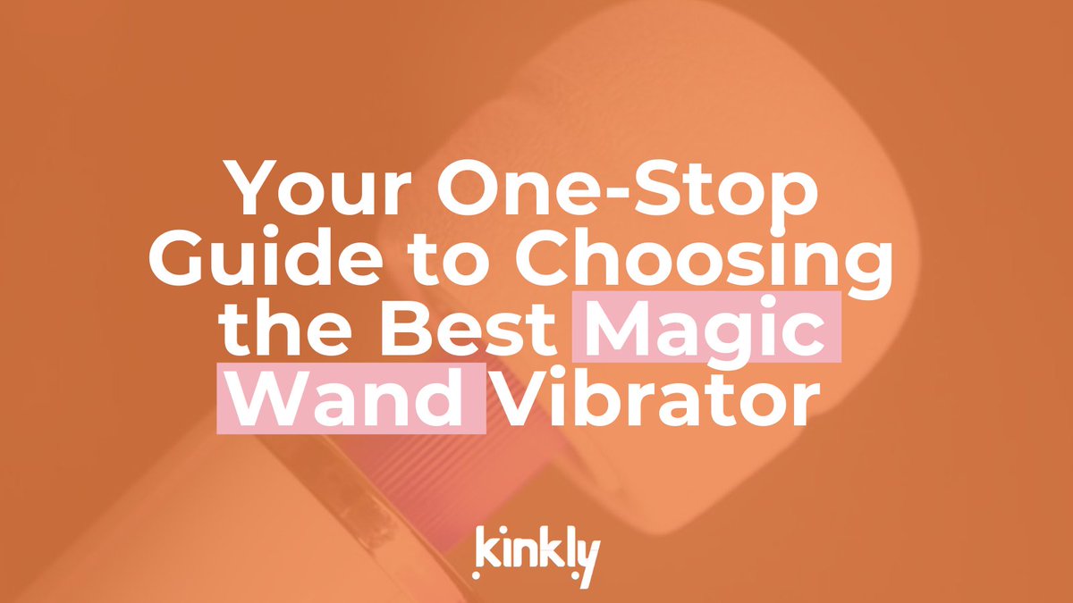 Kinkly's tweet photo. No beating around the bush here! Find what #magicwand vibrator is right for you: https://t.co/I4fjSlRvhJ via @mistress_kay #sextoys #vibrators #sextoyguide https://t.co/9cztBqUz1D