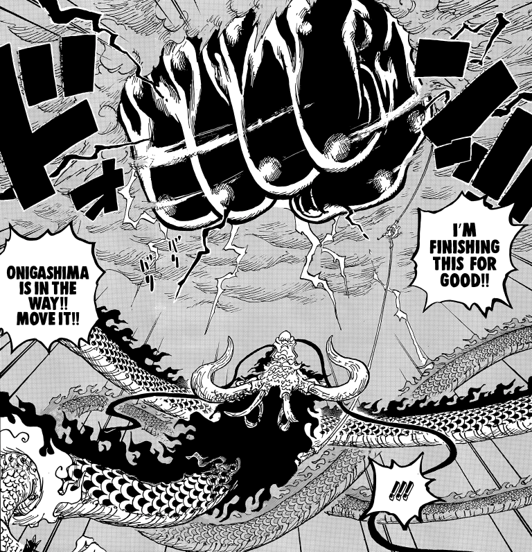 Fingerscrossed One Piece Chapter 1047 I M Loving Every Second Of Kaido Vs Luffy Till The Very Last Second Kaido Won T Stop Showing Why He Deserves The Title