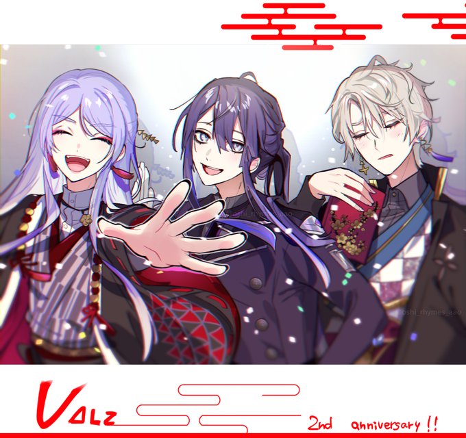 遅ればせながら2周年おめでとうございます!お揃い衣装を描ける喜びを噛みしめてる㊗️🎊
  
#桜魔の土産
#上弦画 #長尾百景 #描いた晴 