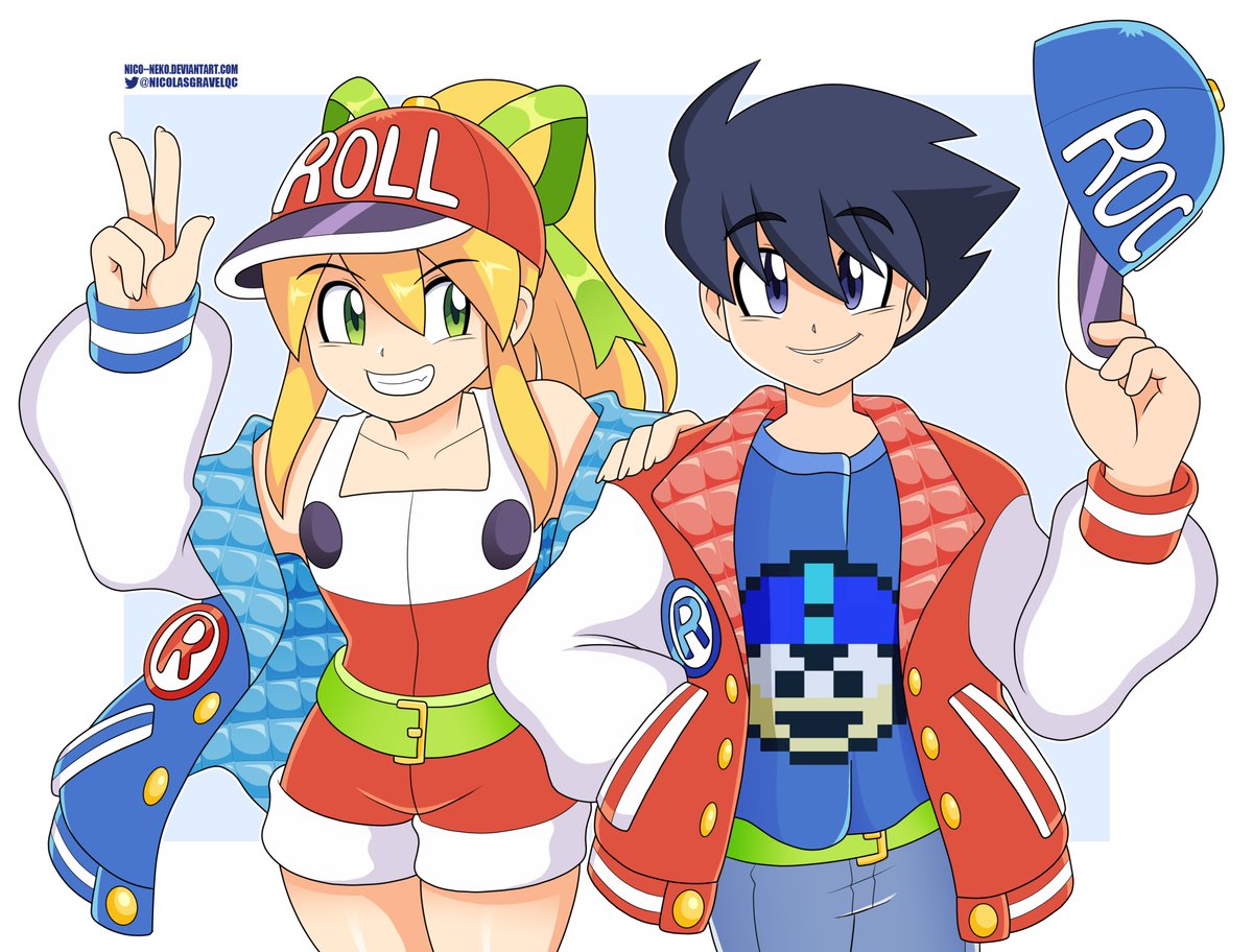NicolasGravelQC's tweet image. ❤️ Roll &amp;amp; Rock! 💙 #Roll #MegaMan 💚