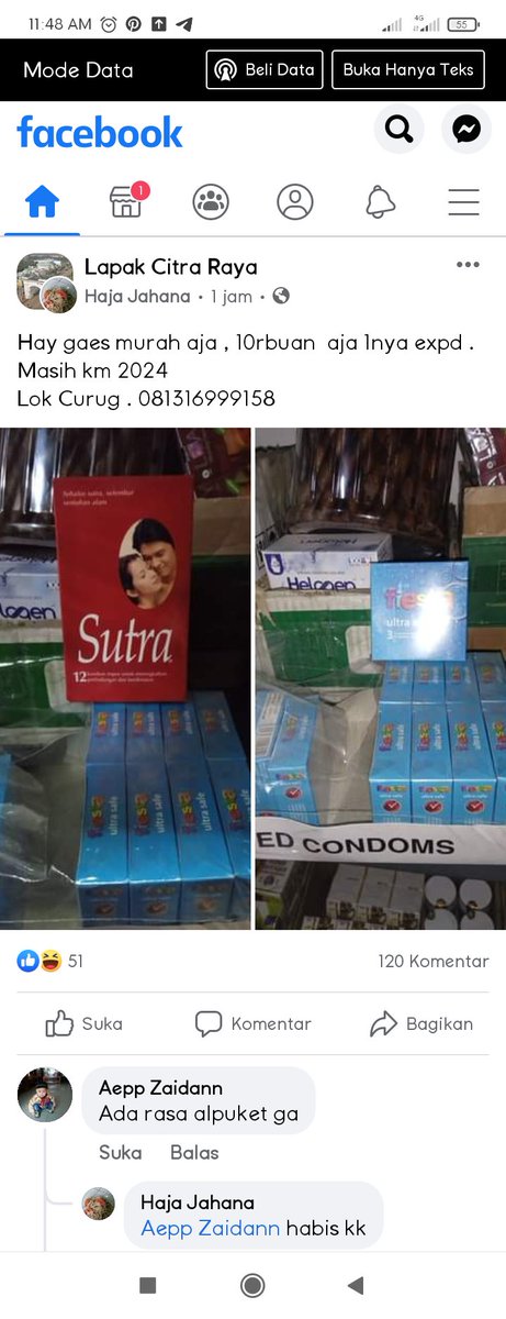 Buka grup jual beli nemu komen absurd wkwk