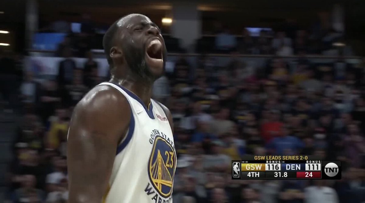 Steph hits makes a clutch layup then Draymond steals the ball from Jokic to seal the deal..

This duo >>>