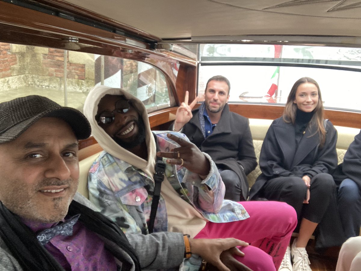 SkinsHun's tweet photo. Day 4 Venice today was about the power of Tiny Tempah connecting with the British Pavilion, Sonia Boyce and our friends and family! And the launch Of Alberta Whittle Scottish Pavilion @BritishArts @la_Biennale #tinytempah https://t.co/iZPemxUgTs