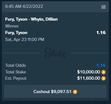 We're giving away $500 to a random <a href="/Stake/">Stake.com</a> user WHEN Tyson Fury wins tomorrow 😉 if you are signed up under promo code "foss", we'll double your prize to $1000! stake.com/?c=foss

the Gypsy King👑 is back in Wembley Stadium and we're backing him, are you?🥊

RT!🎁