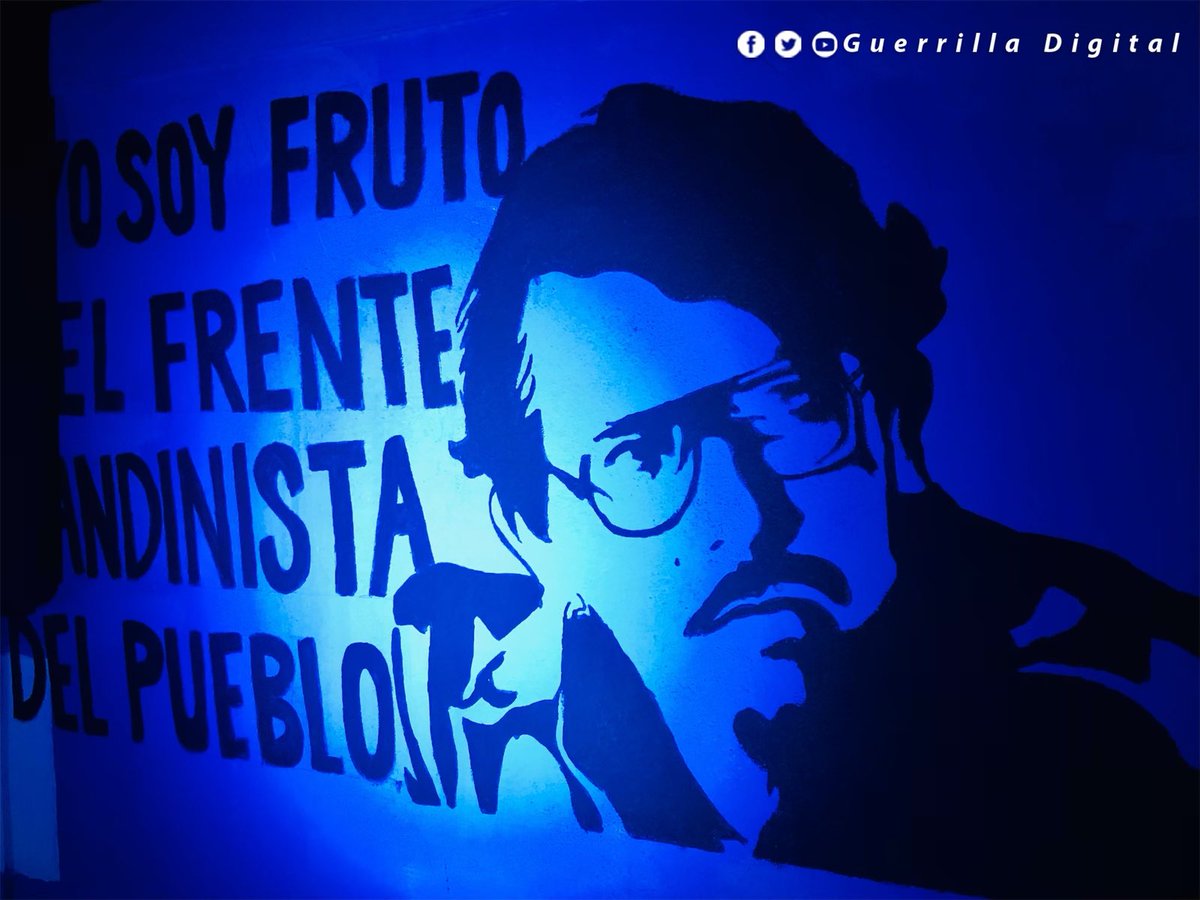 #VictoriasDeLaPaz | 🎭Juventud Sandinista, Distrito 3, #Esteli a través del Movimiento Cultural Leonel Rugama, realizaron presentación de murales alusivos a héroes de nuestra Revolución Sandinista. ✌️🎨🔴⚫️ #Nicaragua #JSEsteliD3