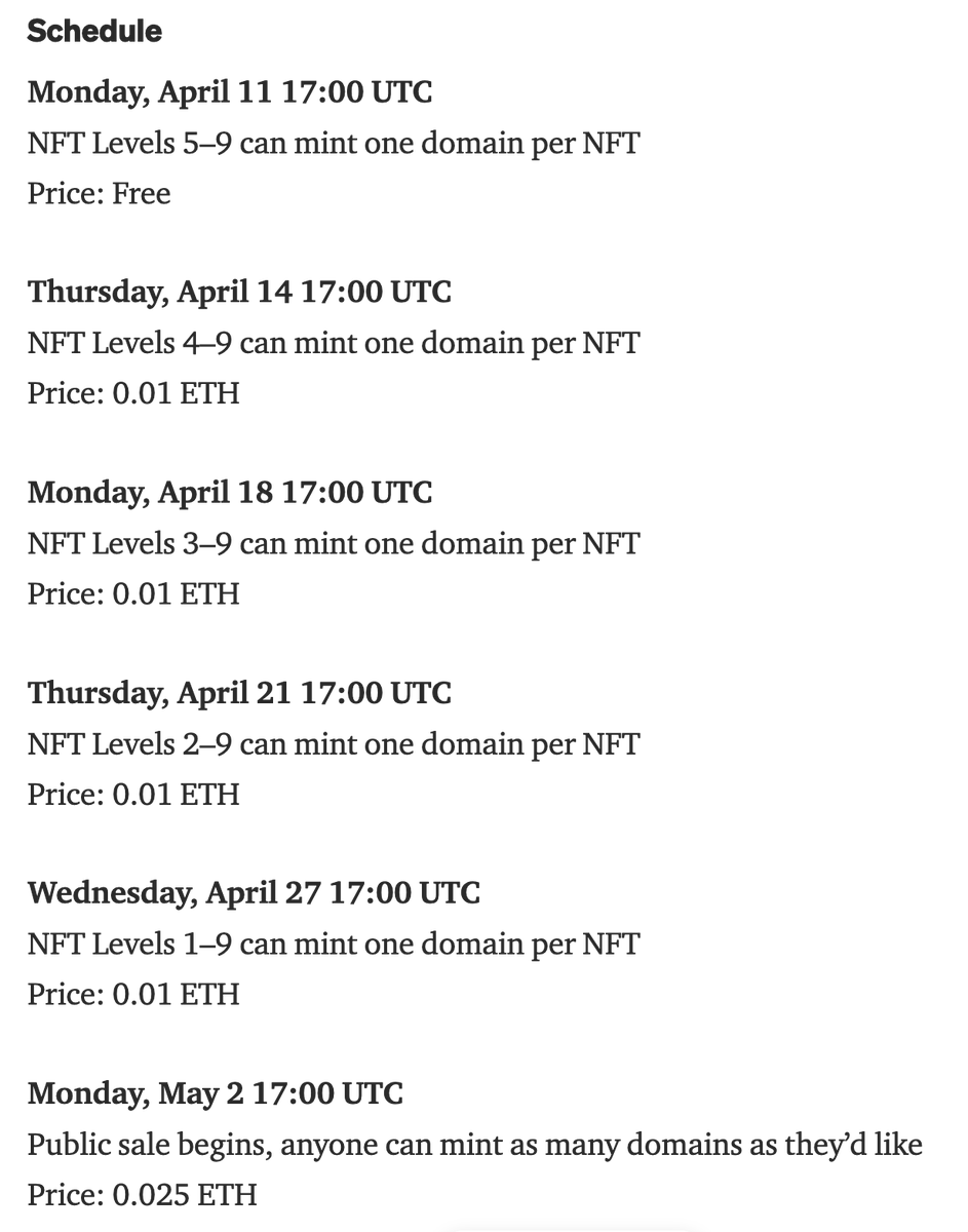 <a href="/Brainwears1/">Brain 🎒</a> Level 1 minting will be enabled April 27. If you don't want to wait until then, you can buy a level 2 (or higher) NFT on <a href="/quixotic_io/">Quix (formerly Quixotic)</a>: quixotic.io/collections/La…