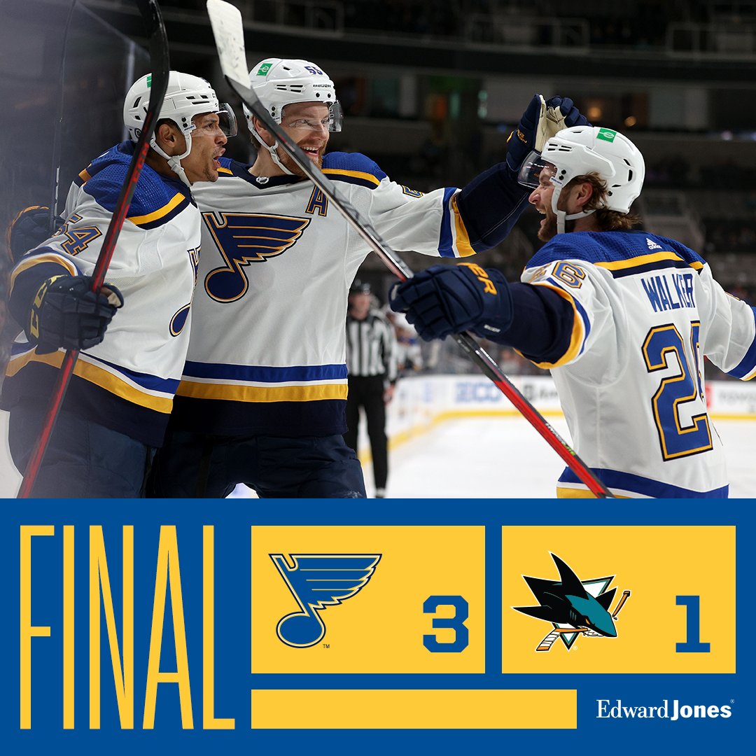 St. Louis Blues on X: Back in the win column and a 14-game point
