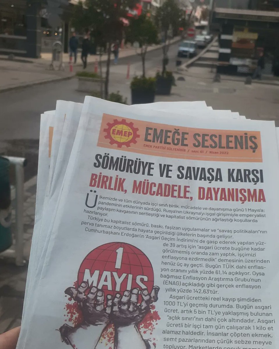 Sömürüye ve savaşa karşı #1Mayıs'ta alanlara!

1 Mayısta saat 12.00de Doğu Kışlada buluşuyoruz!

#Derince #Kocaeli