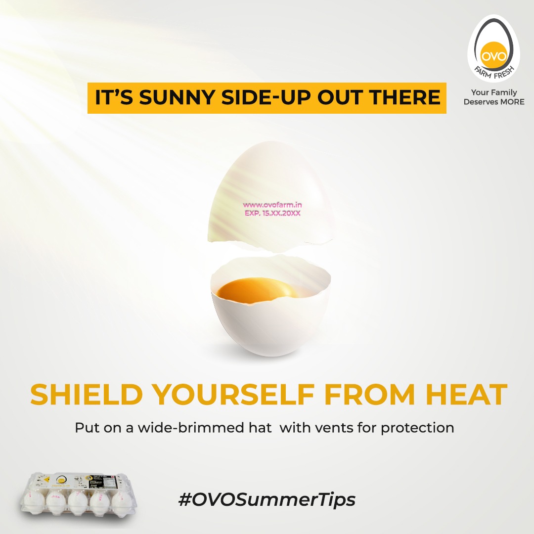ovofarmfresh's tweet photo. Stepping out on a hot summer day can be a real challenge. Cover up with clothing, including brimmed hats and UV-blocking sunglasses.
#OVO #OVOFarm #Egg #Tasty #OVOSummer https://t.co/JXioq3zlNH