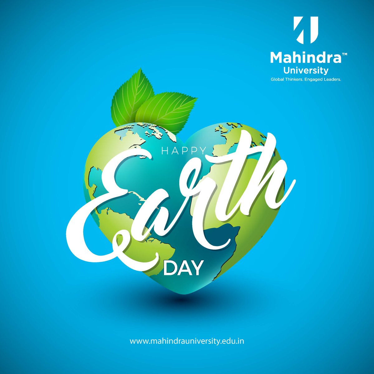 MahindraUni's tweet photo. This World Earth Day, let us at Mahindra University take a pledge to keep our earth clean and green! https://t.co/rL4Cz0w6yt