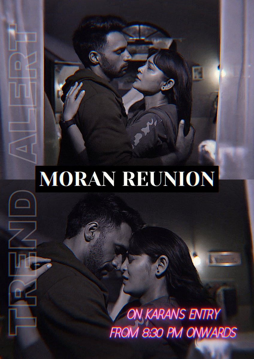 mrinaaloo's tweet photo. let's do it for our babies.
finally after ages we'll get to see them together.
 A LIL HYPE WILL BE A GEST TO HAVE.
MORAN BEING BACK TO EO IS ALL THIS FD HAS WAITED FOR SINCE WEEKS AND NOW SINCE IT GONNA HAPPEN WE'LL TREND ON THE DAY KS RETURNS 🤎
#MoRan | #ZiddDilMaaneNa https://t.co/ukwQ7o02EN