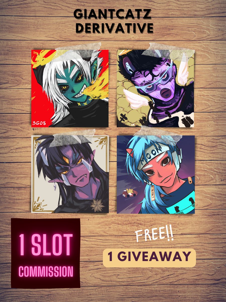 Come on!
I will draw your NFT in my style and mint to you.

1️⃣ Follow @giantcatz_art,<a href="/Littleting_NFT/">Littleting Parasites NFT</a>
2️⃣ add tag #DrawMeCatz 
3️⃣ show the pic that you hold

Make sure the creator of your work allows it to be derivative. (if they not allowed It will be just a fanart)

Ends in 72 hr