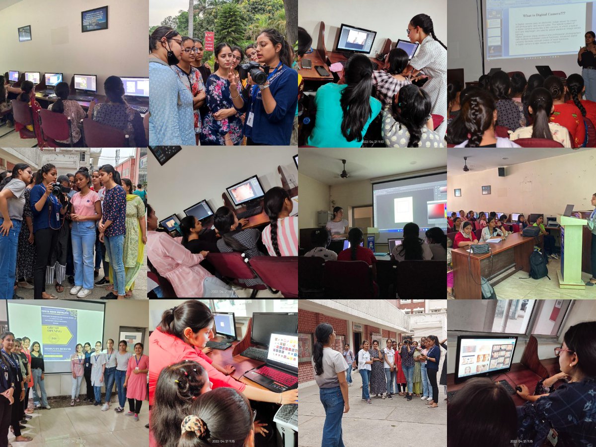kmviic's tweet photo. KMV IIC in collaboration with Department of Animation, Under DDU KAUSHAL Kendra
organises a workshop "Explore Creative You" on "World Creativity and Innovation Day" on April 21,2022. @EduMinOfIndia @mhrd_innovation @abhayjere https://t.co/Xm5LFL5cmm
