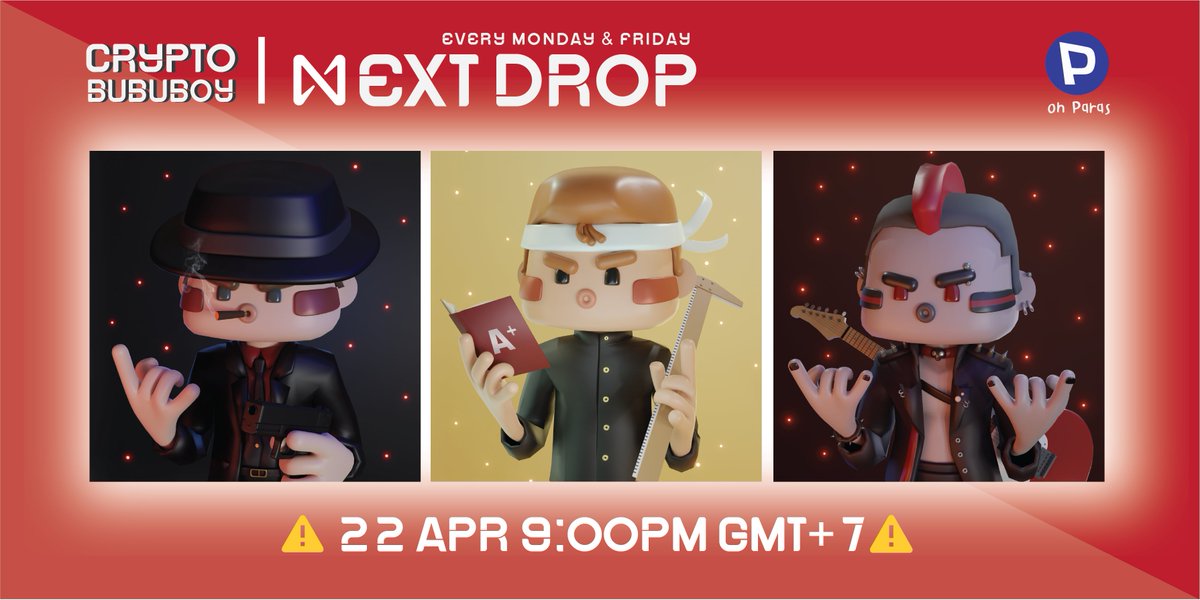I'm back☀️🌊NEXT DROP☀️🌊
Today 22 APR 9:00PM GMT+7
on Paras  @ParasHQ
paras.id/collection/cry…
Discord : discord.gg/gzyuaVny2G
#NFT #NFTs #NFTCommumity #nftcollectors #paras #PARASnft #nftart #NFTdrops #NFTTHAILAND #NFTartist #NEARProtocol  #NEARcollector