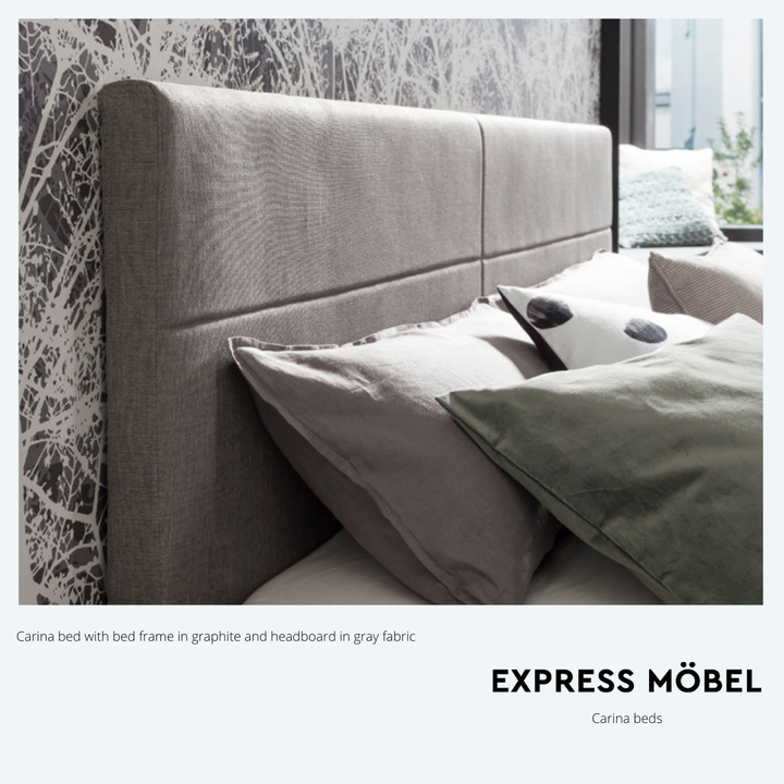 evo_mv's tweet photo. Grey textile leather headboard by Craina
 #evohome_mv #evomv #bed #bedroom https://t.co/He8qCmRT0N