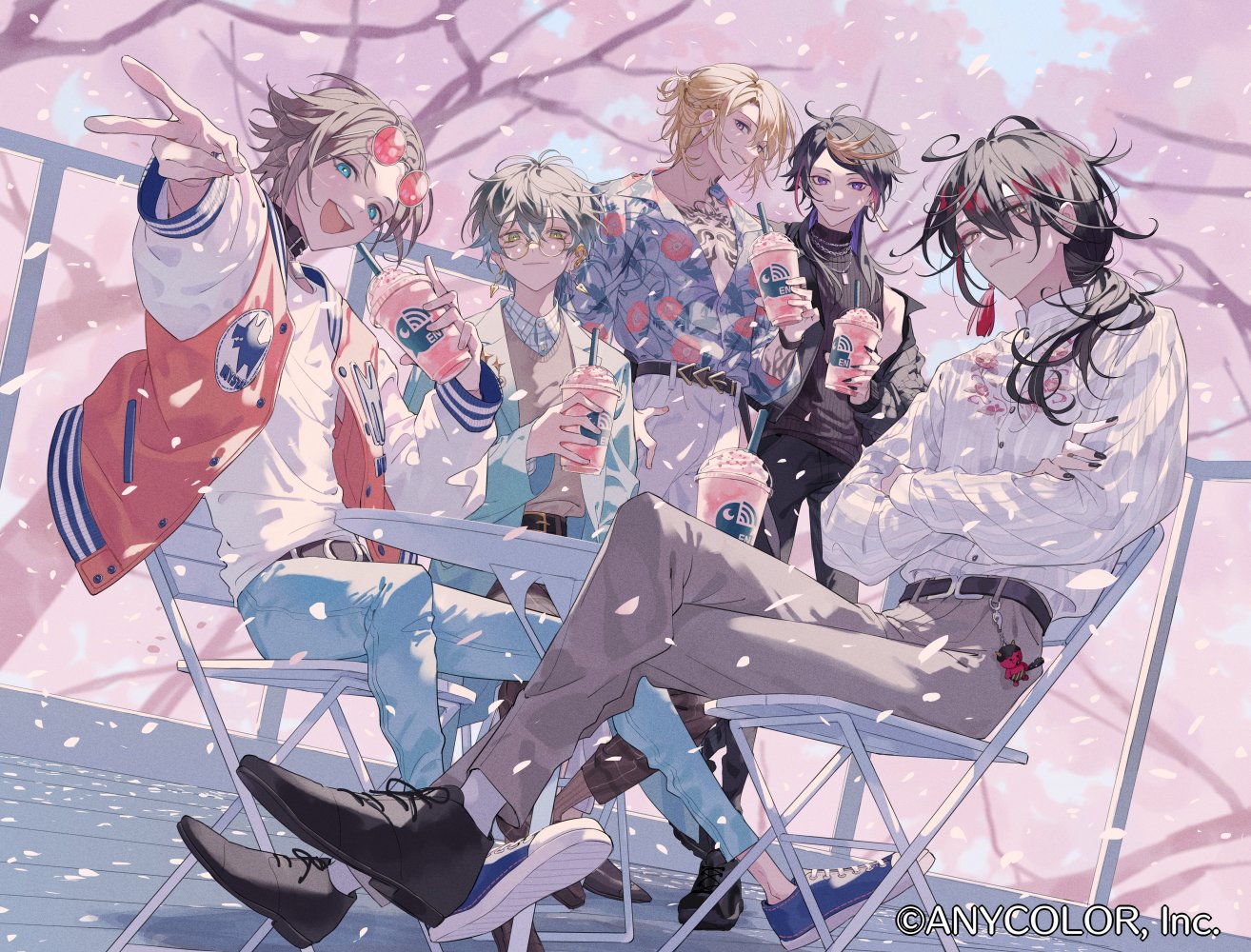 世界有名な Luxiem sakura 缶バッジ - にじさんじEN sakura にじさんじ 世界有名な Luxiem sakura 缶バッジ - にじさんじEN sakura にじさんじ
