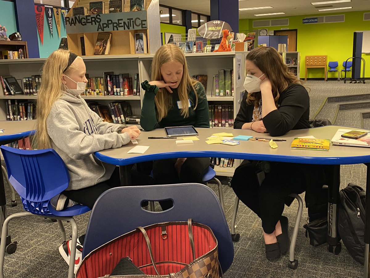 sewilkie's tweet photo. Stu/Tchr design teams grapple with What can students teach themselves? What can they learn from each other? What do they need to learn from us (“teachers”). How might this impact our lesson design? #Students as design partners in #learning #edchat #cpchat #learnoutloud #EmpowerEd https://t.co/I1mMDYVP74