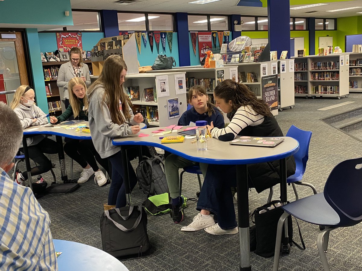 sewilkie's tweet photo. Stu/Tchr design teams grapple with What can students teach themselves? What can they learn from each other? What do they need to learn from us (“teachers”). How might this impact our lesson design? #Students as design partners in #learning #edchat #cpchat #learnoutloud #EmpowerEd https://t.co/I1mMDYVP74