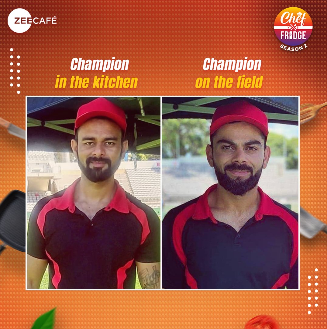 ZeeCafe's tweet photo. Looks like this face is made for winning. 
Shoutout to our Culinary Champion #ChefAli for keeping his chill and winning episode 3 of #ChefVsFridge season 2. 

#cookoff #cookingshow #cooking #food #foodie #chef #foodporn #BossChiller #cheflife #cookingclass #cookingwithlove https://t.co/dNgvxNZgQK