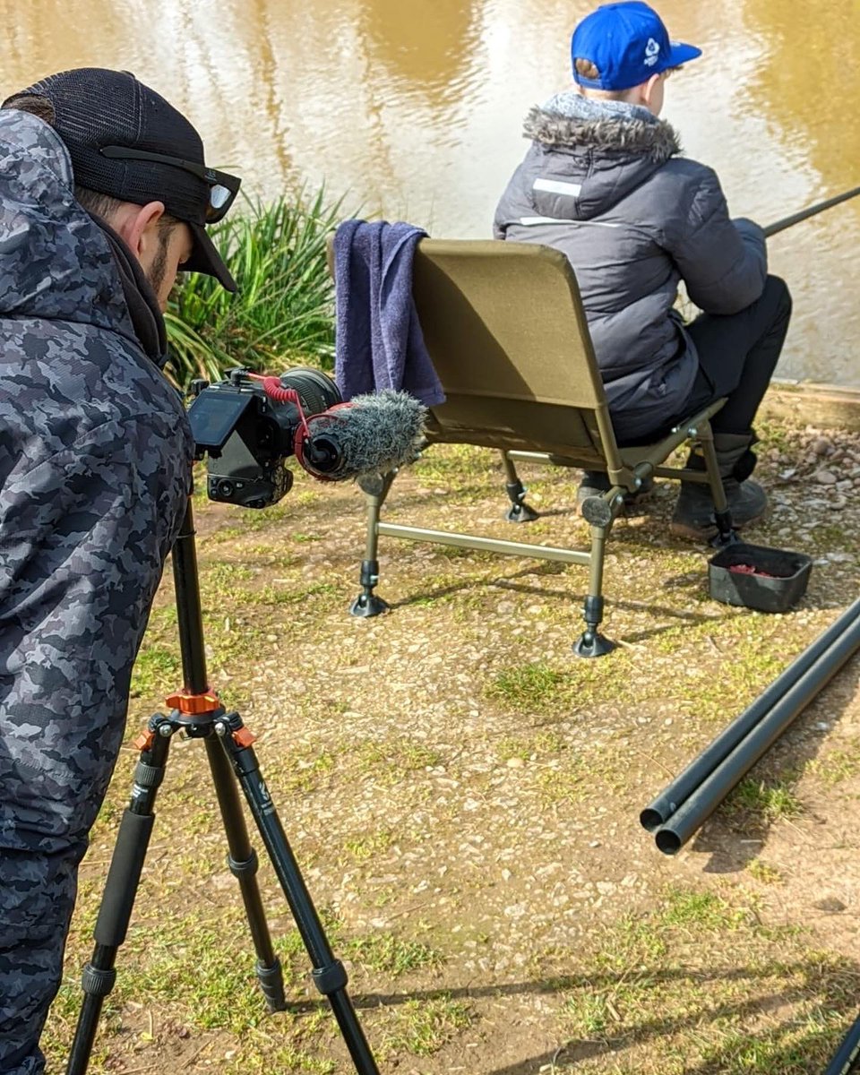 fishingfamilyuk's tweet photo. We can’t wait to see how this video turns out for the OnTheHook Fishing channel on Youtube
#takeyourkidsfishing #makeitfun

#fish #fishing #shakespeare #filming #youtube #angler #angling #fisherwick #fishingfamily #fishingkids #fishinglife #getfishing #angler #angling #visser https://t.co/3UMZcxW812