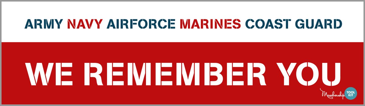 Many thanks to our armed services neighbors!