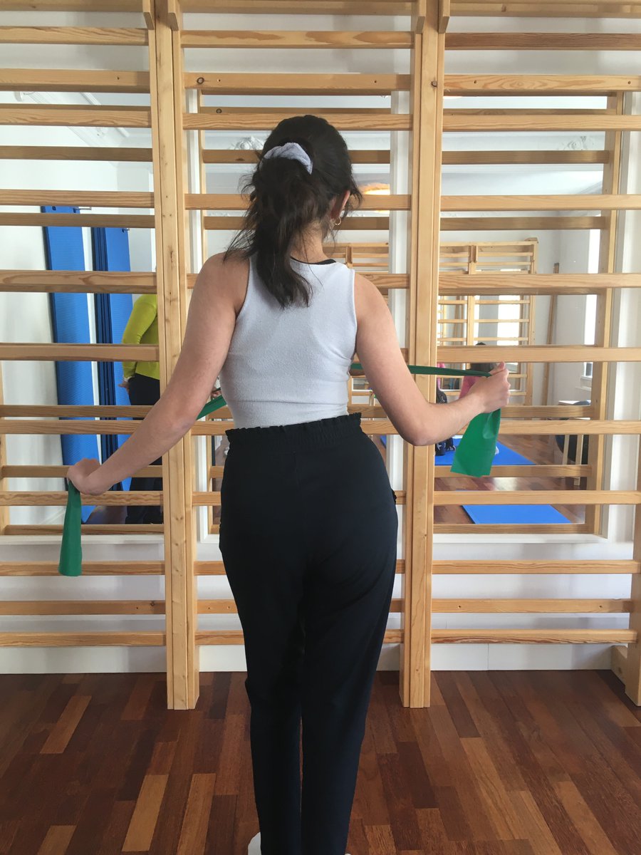 WeissHr's tweet photo. Lisa &amp; Pernille (Scoliofys), instructors for the SBP Academy seem to constantly improve our physiotherapy program by enriching it with new add-ons.
Thank you both for all of your efforts for improving the lives of patients with spinal deformities! https://t.co/ZU6apVPNLT