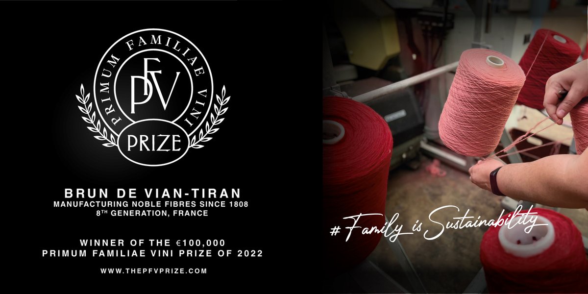 The winner of the PFV Prize of 2022 @brundeviantiran  use traditional production methods and are noted for working with local shepherds to encourage them to use historic breeds of sheep and to revive the French woolen industry.
#PFV #PrimumFamiliaeVini #PFVPrize #PFVPrize2022