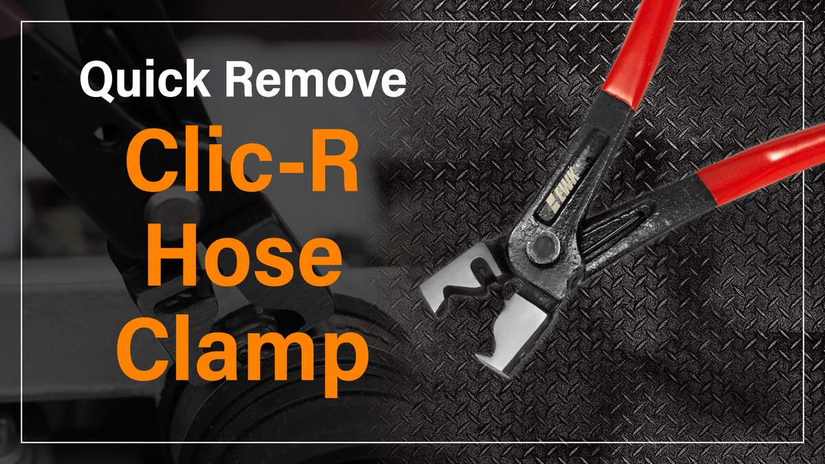 EWKtools's tweet image. Need to remove or install the clic / clic-r ring?🔧

EWK Clic &amp;amp; Clic-R Collar Hose Clamp Pliers is designed for quicker and easier removal &amp;amp; installation for clic, clic-r and cv boot.😎

Watch the full version 📺 youtu.be/mb7K45DcmsI

#Clic #ClicR #CVBoot #HoseClampPliers