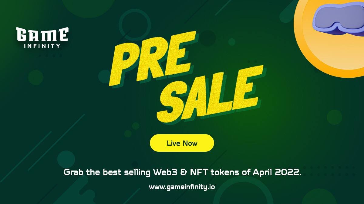Have you bought  $GAMEIN in Presale? 

If not go get it only some presale phase-1 supply left

Buy now at $0.005 / Token 
listing on #PancakeSwap at $0.015 / Token🚀

Visit 🌐 gameinfinity.io

Read guide: shorturl.at/quDH8

#GameInfinity #Airdrop #presale #NFT #Web3