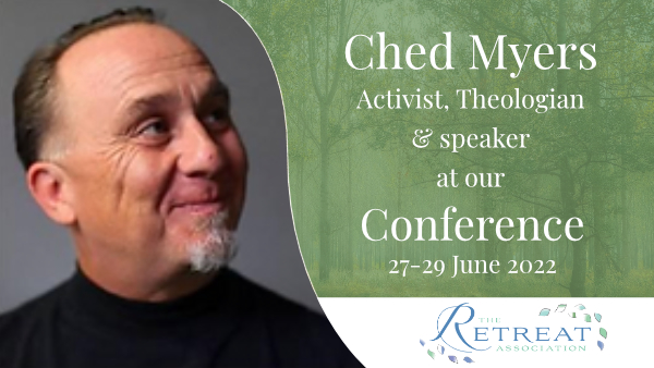 RetreatsUK's tweet photo. Ched Myers is an ecumenical activist theologian, a popular educator, writer, teacher and organiser. He's also one of our conference contributors for The Retreat Association Conference (27-29 June 2022). To find out more or book your place, visit... https://t.co/h3tyZGP9Sh https://t.co/Py3nmomaxZ