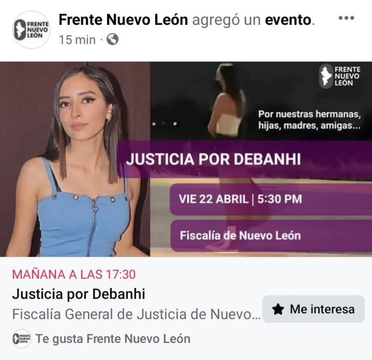 LoQuePasaEnNL's tweet image. Donde le dolería a este gobierno sería el domingo en #Nuevolandia
Pero la justicia no espera , mañana 5:30 Pm frente a la @FiscaliaNL