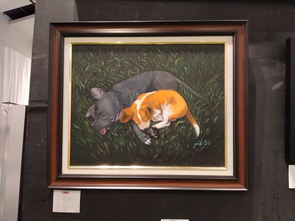 ClayOddity's tweet photo. My painting Brotherly Love is now on display at the Pavilion of La Herencia, Torres St. Davao City! Admission is free y'all! Mga taga Davao go na 💞 https://t.co/rHmARA4lyf