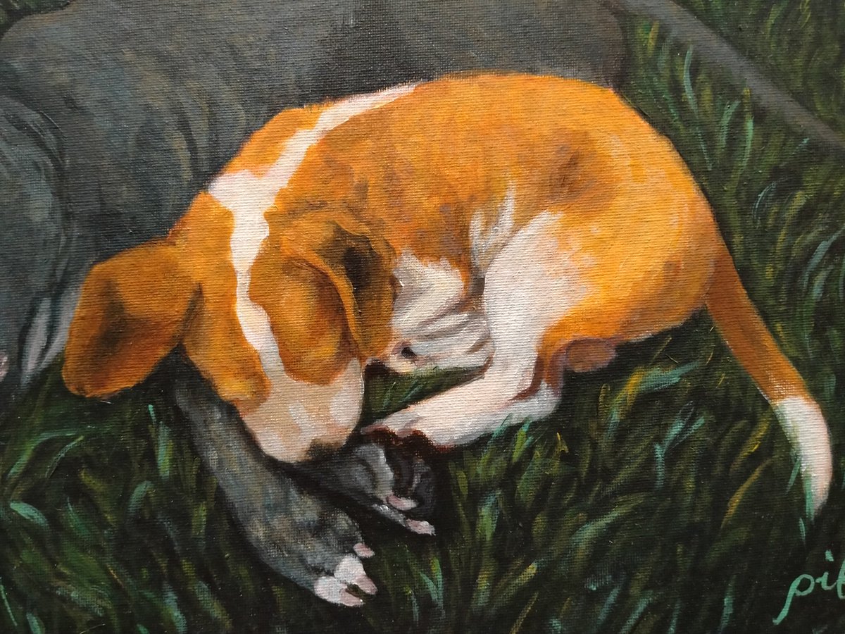 ClayOddity's tweet photo. My painting Brotherly Love is now on display at the Pavilion of La Herencia, Torres St. Davao City! Admission is free y'all! Mga taga Davao go na 💞 https://t.co/rHmARA4lyf