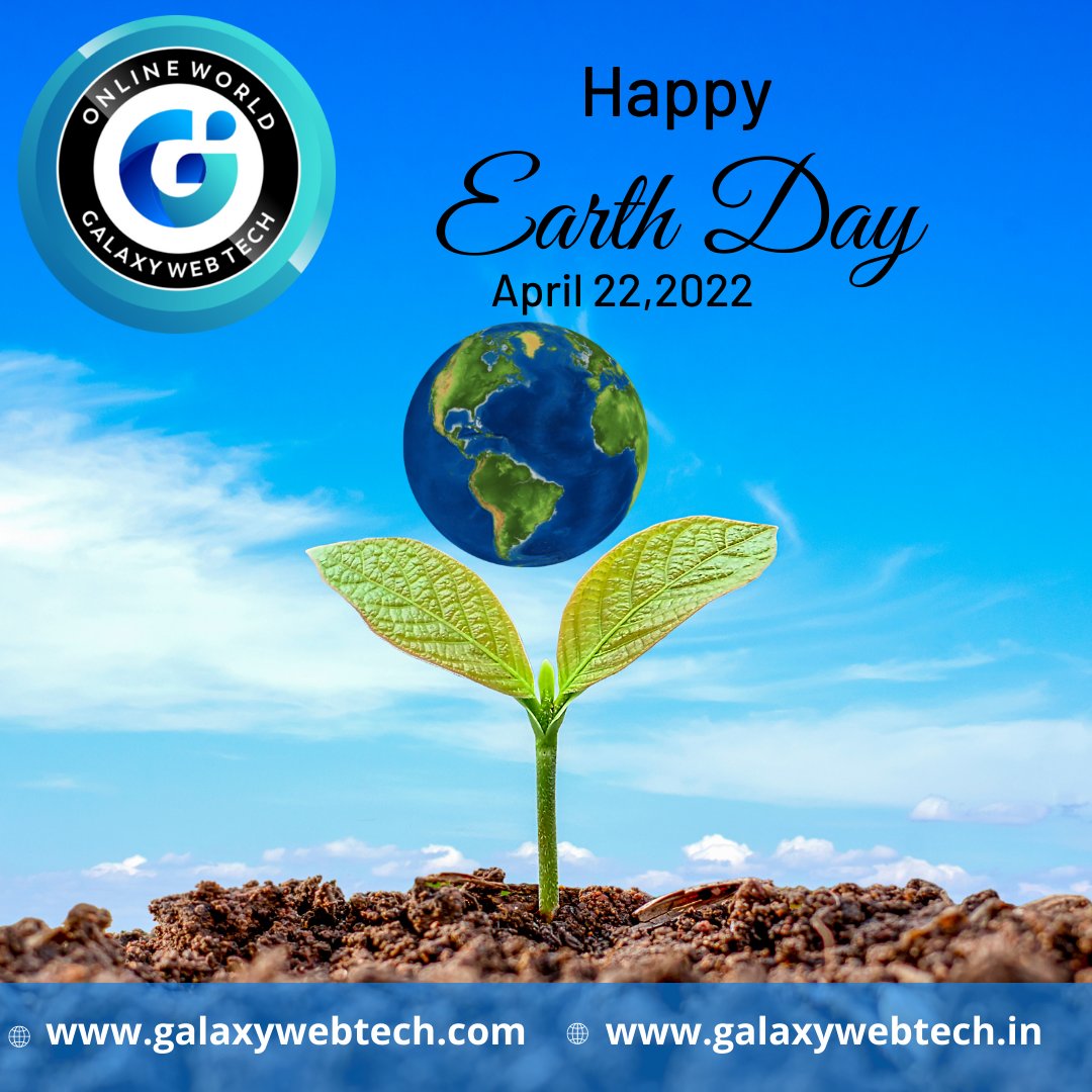 GalaxyWebTech1's tweet image. Today, Earth Day is the largest secular holiday in the world, with more than 500 million people taking part in 174 countries around the world.
Visit Here-galaxywebtech.com
Visit Here-galaxywebtech.in
Call us- +91 99901 21104
#galaxywebtech #happyearthday #earthday