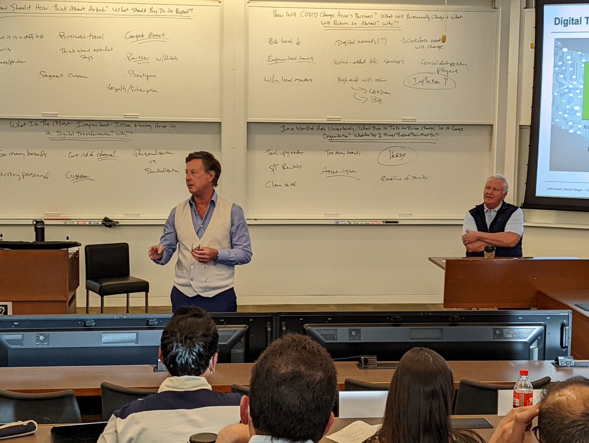 At @robsiegel's invitation, #SébastienBazin shared with <a href="/StanfordGSB/">Stanford Graduate School of Business</a> students how he makes the biggest decisions, asking his brain, heart and guts for advice, not to mention reinforcing our role as "social cement". Companies like <a href="/Accor/">Accor Group</a> have a lot to say to future entrepreneurs!