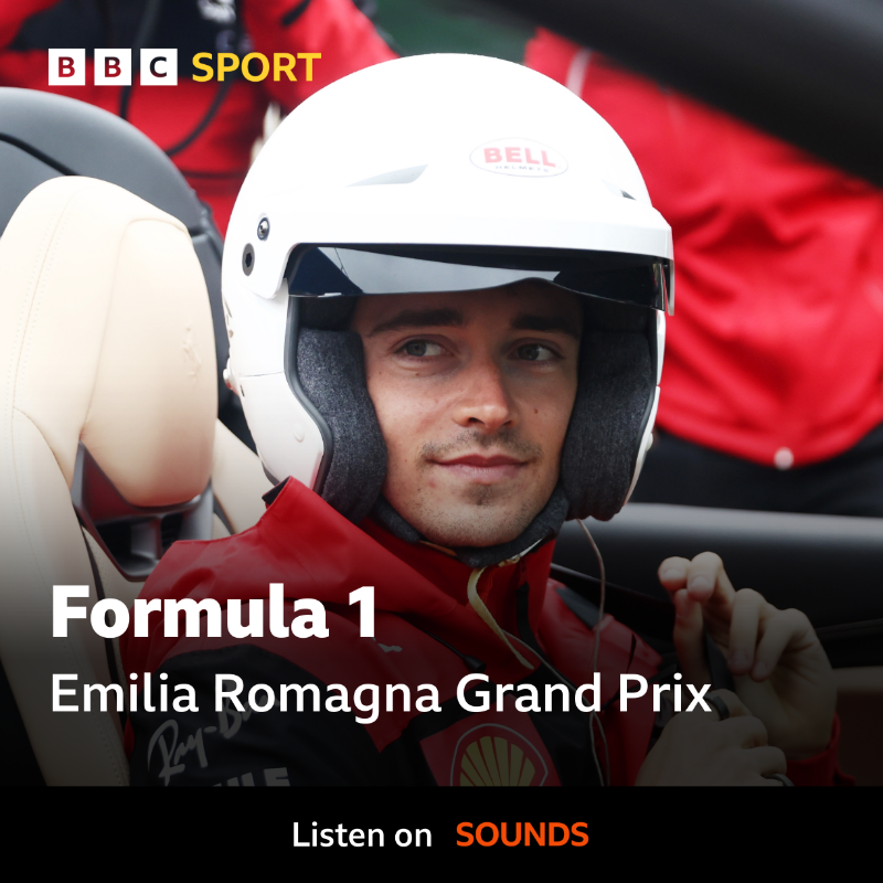 BBCSport's tweet photo. The #F1 weekend starts now! 🏎🇮🇹

Coming up:

⏱ First practice: 12:30 BST
⏱ Qualifying: 16:00 BST

#ImolaGP #BBCF1