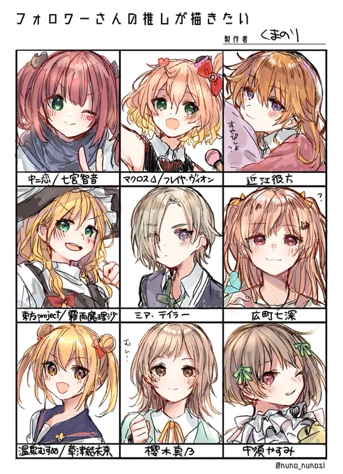#フォロワーさんの推しを描きたい 
ありがとうございました!たのしかった 