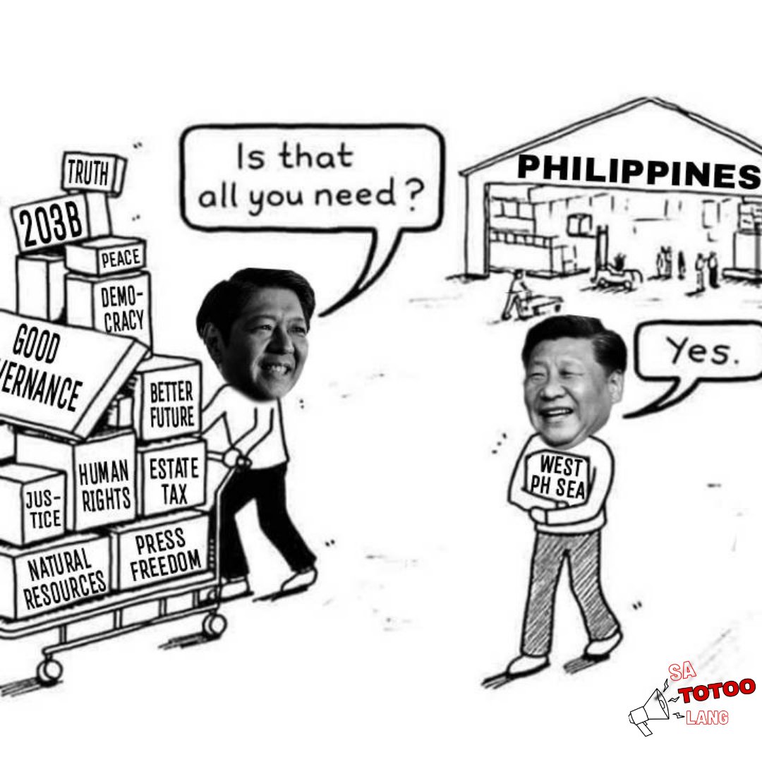 satruelungs's tweet photo. Sa TOTOO lang, kukuhain n'yo ba talaga lahat at iiwan ang mga tao na naghihirap?
Para sa pansariling kapakanan nga lang ba talaga?
#SaTOTOOLang https://t.co/B04fJmfwh9