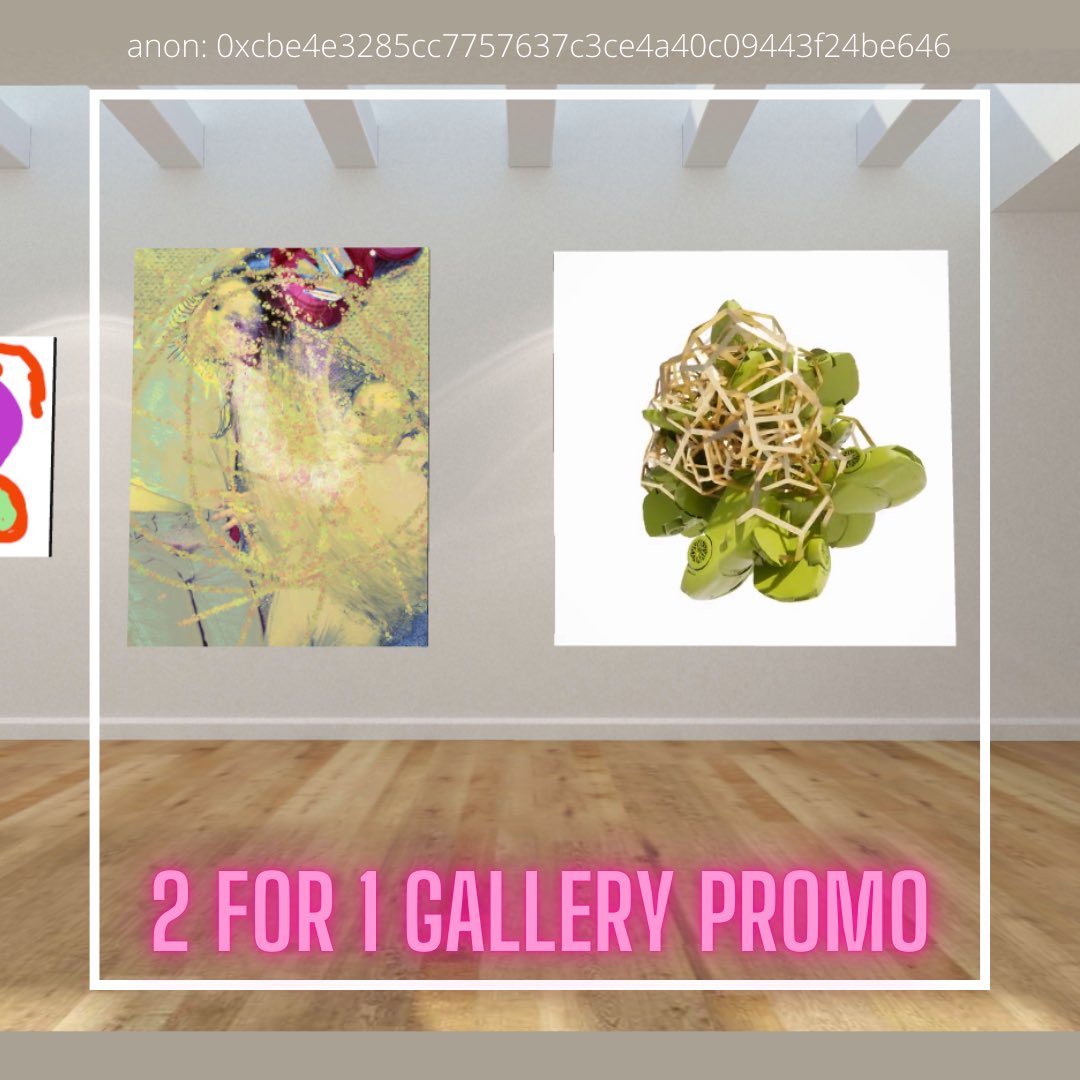 Our first buyer and collector displaying their <a href="/mr_monolith_/">Mr_Monolith_</a> NFT in their <a href="/oncyber/">ᴏɴᴄʏʙᴇʀ</a> gallery, alongside some of their other collected NFTs. As part of our 2 for 1 Promotion, a free NFT is on its way to them! 
-
oncyber.io/spaces/aUlNPB1…
-
#nft #nfts #nftcommunity #oncyber