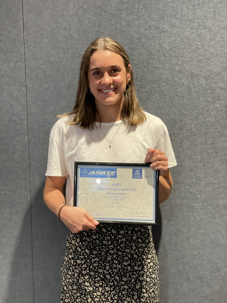 Khoon Lim (@khoonono) on Twitter photo So proud of the superstar <a href="/GretelMajor/">Gretel Major</a>! Best student oral presentation at #ASBTE2022 <a href="/ASBTE1/">ASBTE</a> <a href="/OtagoCHCH/">OtagoCHCH</a> #proudPI #proudsupervisor <a href="/Tim_WoodfieldNZ/">Tim Woodfield</a> So proud of the superstar <a href="/GretelMajor/">Gretel Major</a>! Best student oral presentation at #ASBTE2022 <a href="/ASBTE1/">ASBTE</a> <a href="/OtagoCHCH/">OtagoCHCH</a> #proudPI #proudsupervisor <a href="/Tim_WoodfieldNZ/">Tim Woodfield</a>