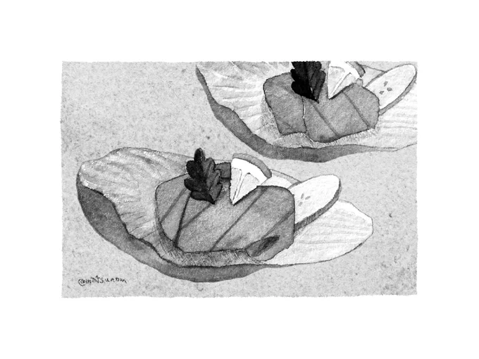 チコリボート

#いっぴん七十二候 #illustration #イラスト #watercolor #透明水彩 