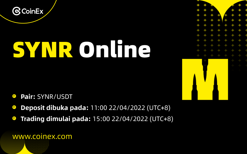 CoinExIndonesia's tweet photo. ๐ Daftar Baru
Sekarang @MobLandHQ - $SYNR telah terdaftar di platform CoinEx!
โถ๏ธ Pelajari lebih lanjut ๐ https://t.co/If2osh8ziI
#CoinEx
#SYNR
#coinexindonesia
#coinexchange
#cuandicoinex
#coinexchanges
#cryptoindonesia
#cryptonews
#crypto
#cryptocurrency https://t.co/gWdWJWIrov