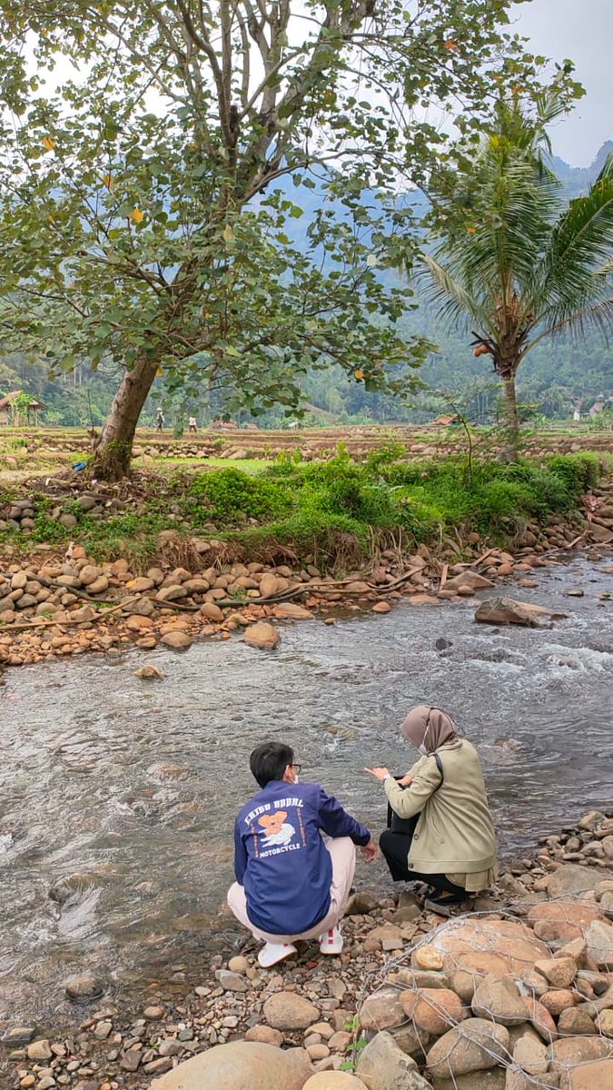 ChandraPramudha's tweet photo. @niniissss Iya, sungai, sawah, terus rumah uwa aku ge bawahnya kolam ikan, suka dipake mancing klo pas lg ke sana. Tp pas terakhir ke sana tuh kaya di foto di bawah, sawahnya baru pada ditanem, jd ga terlalu bagus. Sungainya ge lg saat 😅 https://t.co/qJnE0Lpc1J
