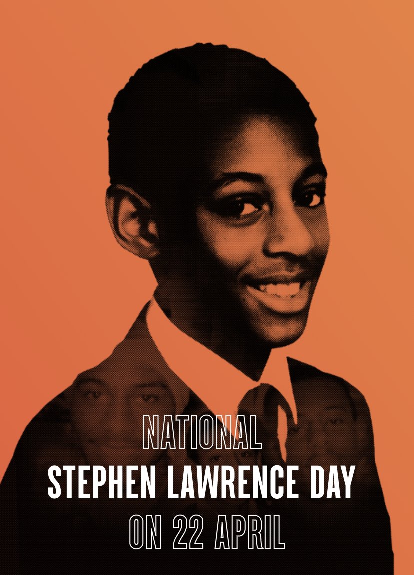 On this day in 1993, an 18 year old black British teenager from southeast London, was murdered in a racially motivated attack while waiting for a bus in Eltham. His name is #StephenLawrence.

#SLDay22 is a celebration of Stephen’s life & legacy. #ALegacyOfChange