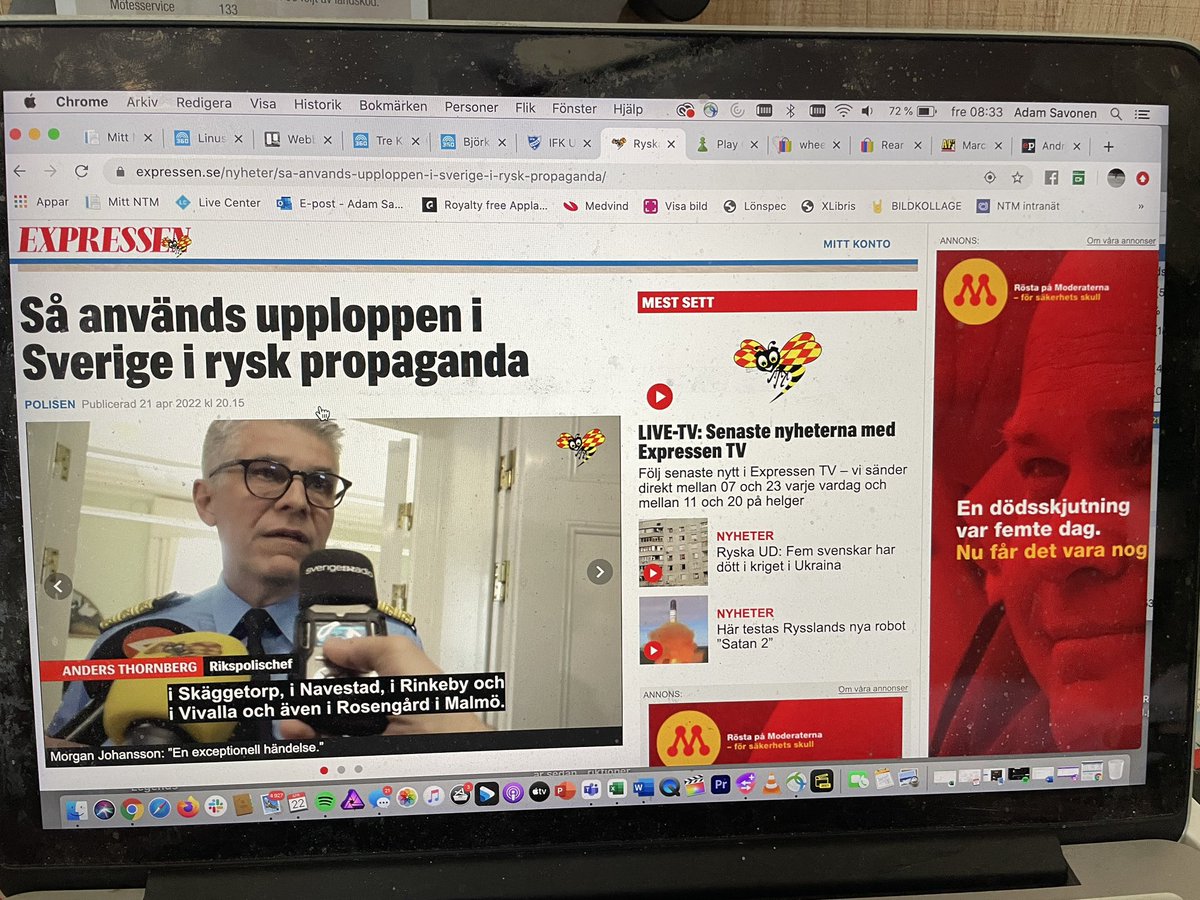 Det är inte bara i Ryssland gängen ”nyttjas” för propaganda.
