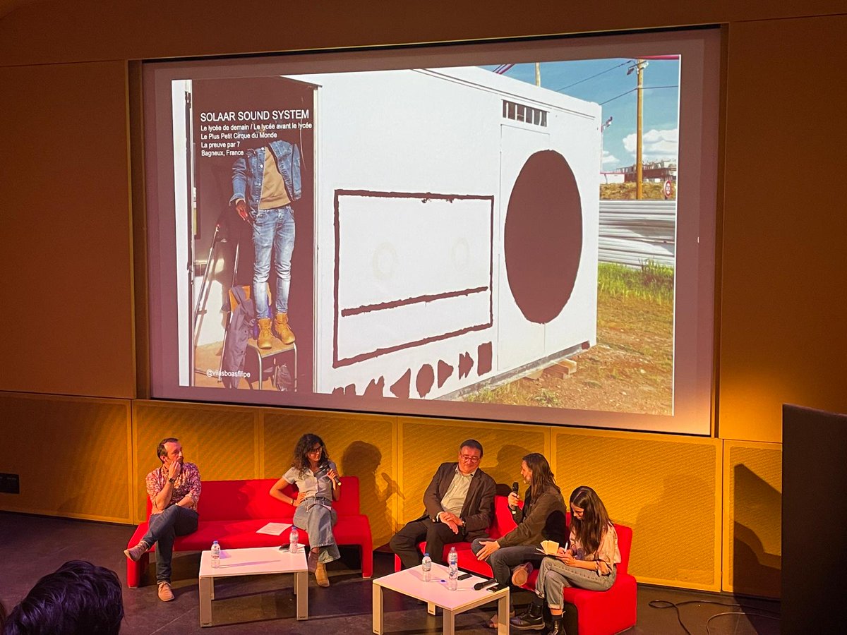 ovaomproject's tweet photo. Hier, à la @gaitelyrique @VilasBoasFilipe nous a partagé pourquoi le projet #STEAMulate your School était intéressant : 1/co-construire le projet avec les lycéens en partant d'une page blanche 2/donner à réfléchir 3/matérialiser une idée https://t.co/jKsE9Hvfcq