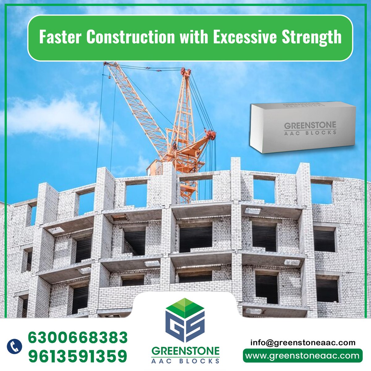 GreenstoneAac's tweet photo. Your safety first Greenstone aac better steps to your dream home.
Call us +91 96 1359 1359, +91 63 0066 8383
Mail us info@greenstoneaac.com
Website https://t.co/hXqOyI8Imu
#lightweightbricks #newageblocks
#aacblocks #blocks #block
#bricks #construction https://t.co/mgcH0rYLEN
