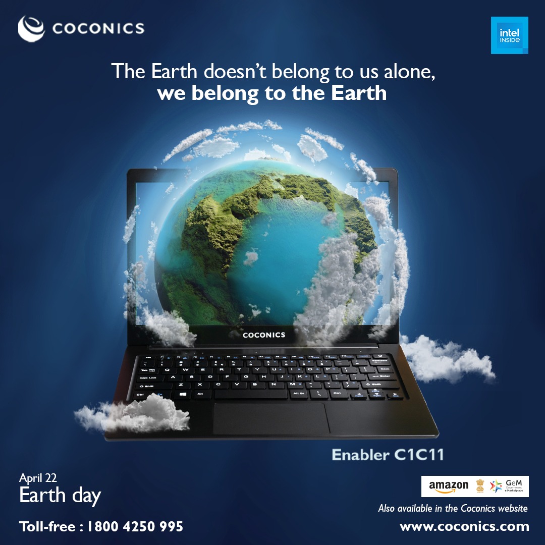 Coconics_india's tweet photo. Time to bow to the planet we belong to!
#earthday #earthday2022 #happyearthday #saveearth #loveearth #earthismother #motheearth #earthlove #nature #sustainability #ubuntu #coconics #laptop #budgetlaptop #madeinindia #makeinindia https://t.co/Hw8kWrDyel